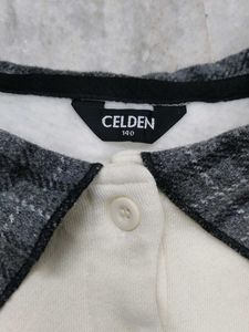 Cute &#39;Always Smile&#39; oversized sweatshirt