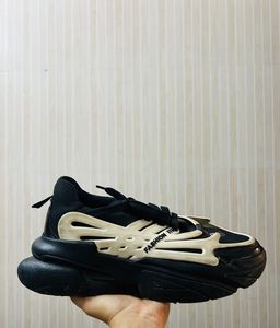 Black Chunky Shoes For Men