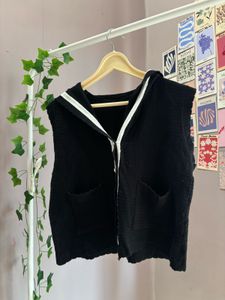 Korean Waistcoat Black