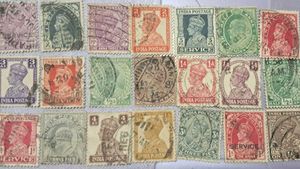 LOT OF 21 BRITISH INDIA Stamps