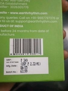 Earth Rhythm Salicylic Acid Face Wash