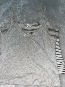 Lace Trimmed Tank Tops