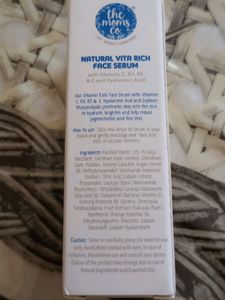 Natural Vitamin Rich Face Serum