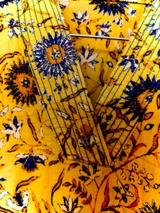 Yellow Floral Print Dress