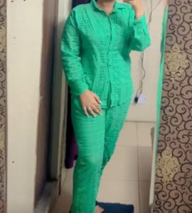 Green Lace Co-ord Set