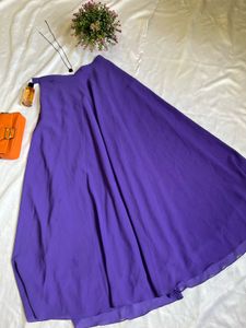 Long Flare Skirt