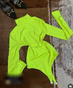 Neon Yellow Bershka Top
