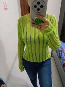 Cute Mesh Top