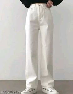White Wide Leg Jeans