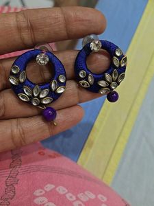 Pendent Set With Crystal Mala...