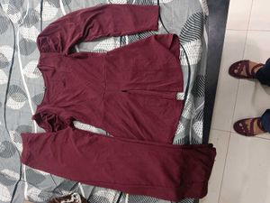 Maroon Cord Set