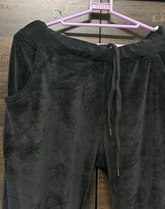 Black Velvet Pants
