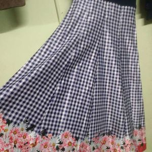 Cute Girls&#39; Checkered Dress