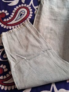 Wide Leg Ripped Jeans