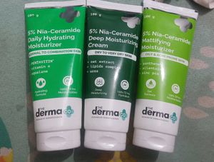 The Derma Co 3 Moisturizers