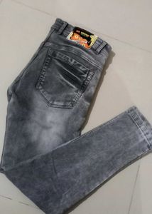 Gray Denim Jeans
