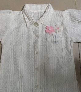 Cute White Flower Girl Dress