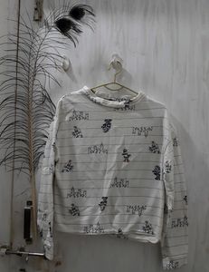 White Color Crop Top