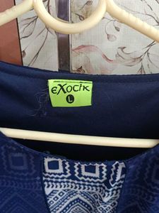 Navy Blue Sheer Cardigan