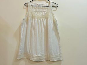 White Sequence Top