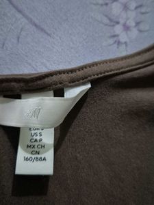 Brown Long Sleeve Top