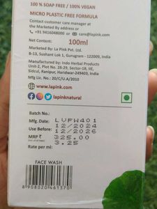 La Pink Natural Vit.C Facewash