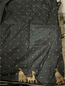Used Pure Silk embroidery saree
