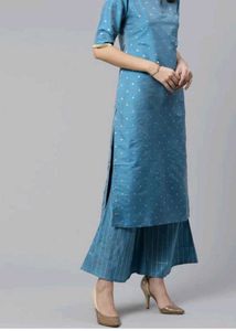 Libas Women Polyester Kurta Plazzo Set