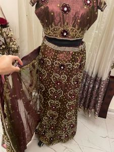 Embroider ready to wear saree