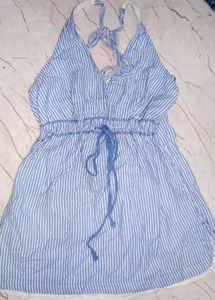 Striped Sleeveless Dress