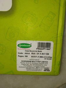 Case Bound A4 notebook