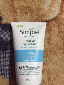 Simple Micellar Gel Wash best for Dry skin peoples