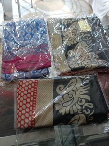 Vintage Print Saree (3-pack)