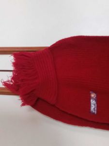 Red Scarf &amp; Beanie Set