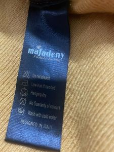 Elegant  Mafadeny Gold Embellished Top