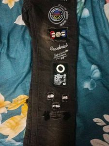 Patchwork Denim Jeans