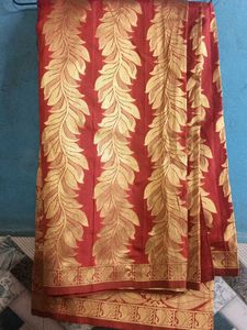 Red & Green Sari