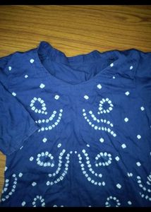 Short Kurti Blue