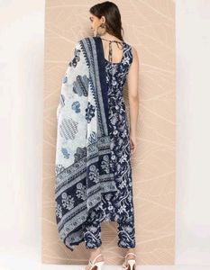 Women Pure Cotton Dupatta Set