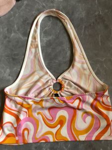 H&amp;M Colourful Halter Neck Top
