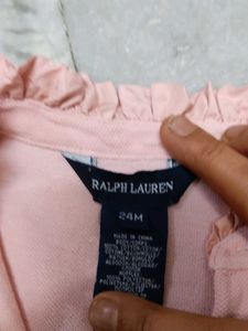 Ralph Lauren Girls Dress - Pink