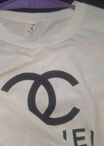 White Chanel Sweatshirt