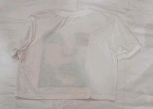 Green Portrait Cropped Tee