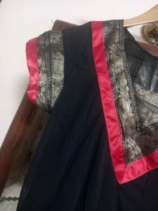It Is A Frock Style Kurta With Straight Jacket