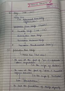 Complete History Notes Handwritten