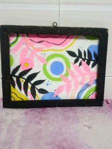 Abstract Floral Framed Art