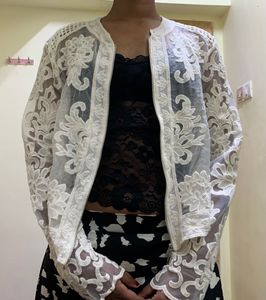 Lace White Jacket