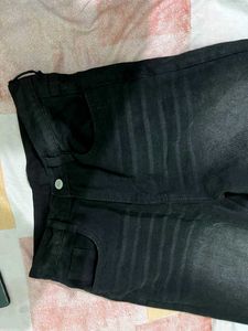 Wide Leg Black Jeans