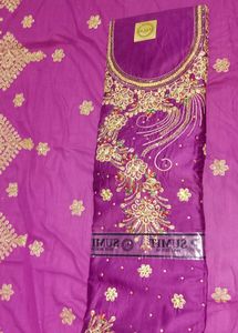 Wedding /Party WearHeavy Embroidery Dress Material