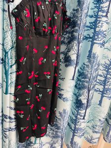 Cherry Print Mini Dress